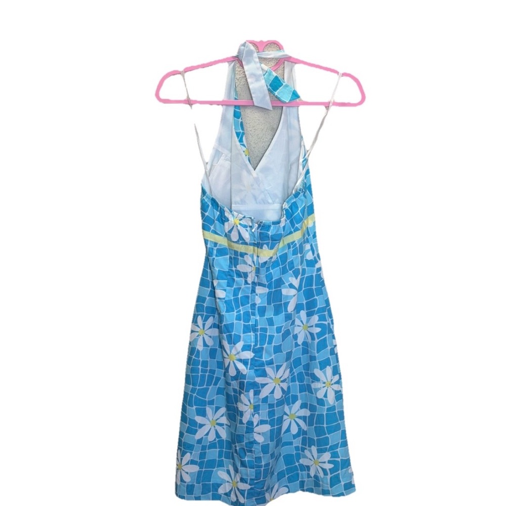 Lilly Pulitzer Daisy Floral Halter Dress Resort Preppy Size 6 - Picture 2 of 6